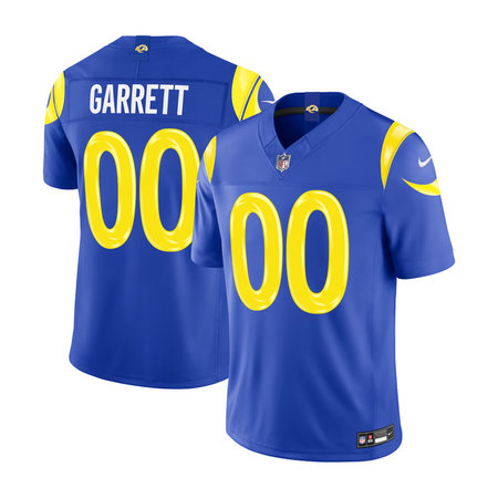 Men's Los Angeles Rams Myles Garrett Navy Vapor F.U.S.E. Limited Jersey