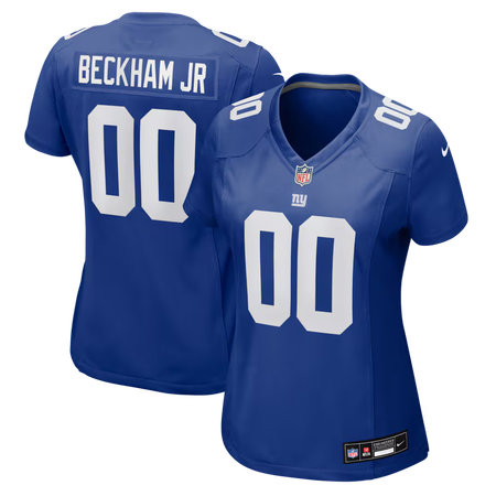 Women's New York Giants Odell Beckham Jr. Nike Royal Team Game Jersey