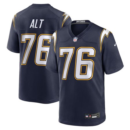 Youth Los Angeles Chargers #76 Joe Alt Nike Navy Alternate Super Chargers Game Player Jersey