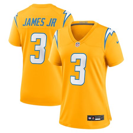Women's Los Angeles Chargers #3 Derwin James Jr. Nike Gold Alternate Charger Power Game Jersey