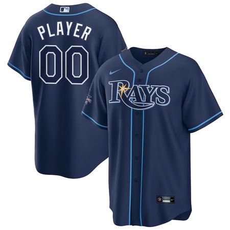 Youth Tampa Bay Rays Nike Navy 2025 MLB All-Star Game Away Custom Replica Jersey
