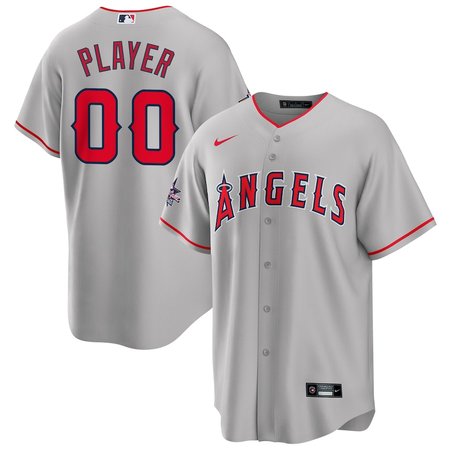 Youth Los Angeles Angels Nike Gray 2025 MLB All-Star Game Away Custom Replica Jersey