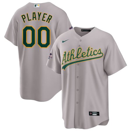 Youth Athletics Nike Gray 2025 MLB All-Star Game Away Custom Replica Jersey