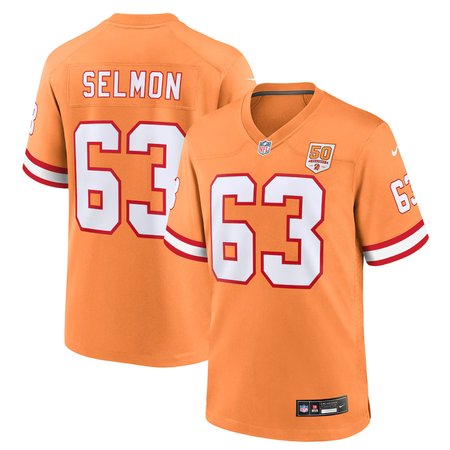 Youth Tampa Bay Buccaneers #63 Lee Roy Selmon Nike Creamsicle 50th Season Game Jersey