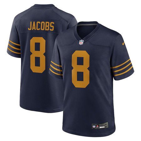 Youth Green Bay Packers #8 Josh Jacobs Nike Navy The 1923 Classic Game Jersey