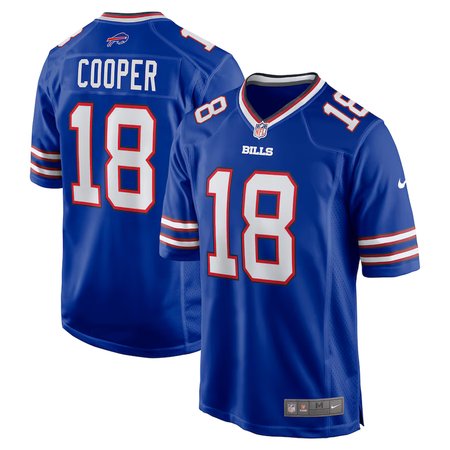 Men's Buffalo Bills #18 Amari Cooper Nike Royal Game Jersey