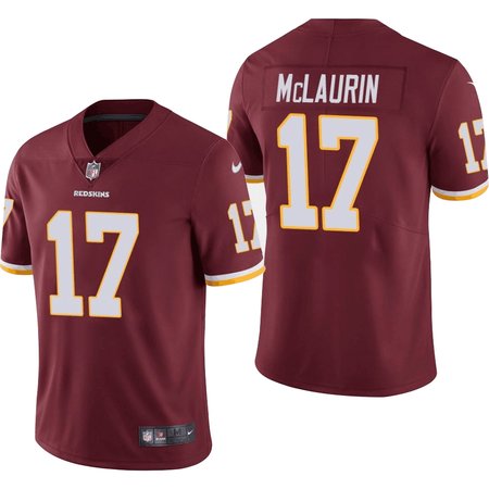 Men's Washington Commanders #17 Terry McLaurin Burgundy Vapor Stitched Football Jersey