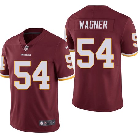 Men's Washington Commanders #54 Bobby Wagner Burgundy Vapor Stitched Football Jersey