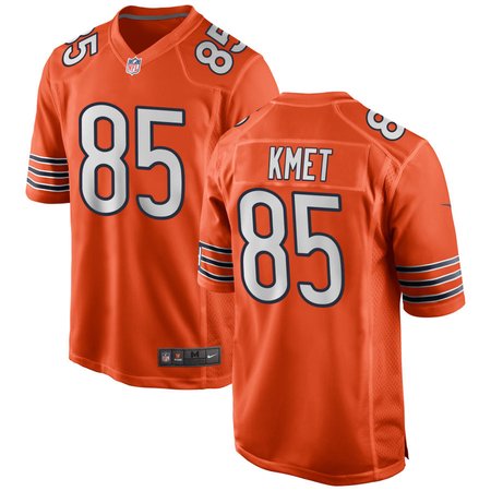 Men's Chicago Bears #85 Cole Kmet Orange Game Jersey