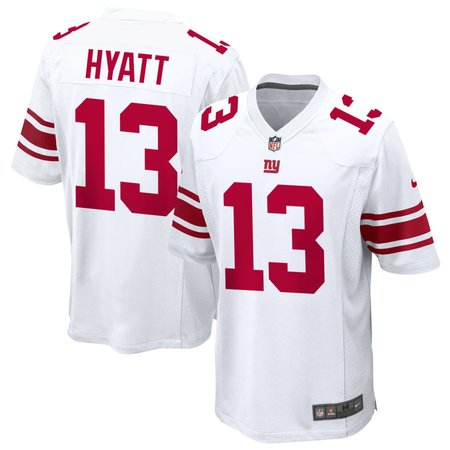 Youth New York Giants #13 Jalin Hyatt Nike White Alternate Game Jersey