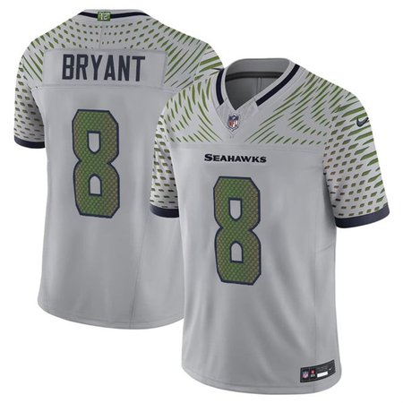 Youth Seattle Seahawks #8 Coby Bryant Gray Rivalries Collection F.U.S.E. Vapor Limited Stitched Jersey