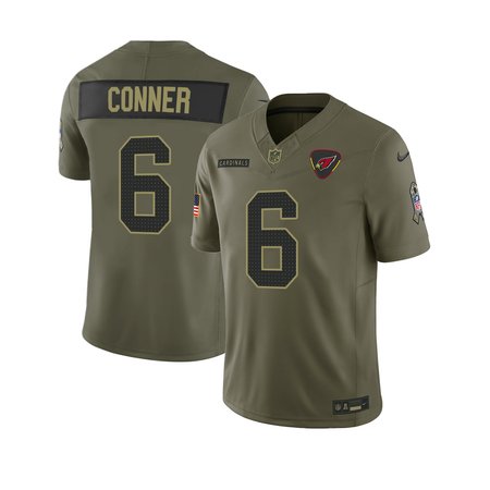 Youth's Arizona Cardinals #6 James Conner Nike Olive 2025 Salute to Service Retired Limited Jersey
