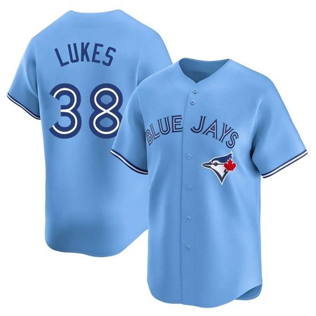 Youth Toronto Blue Jays #38 Nathan Lukes Nike Blue Home Replica Jersey
