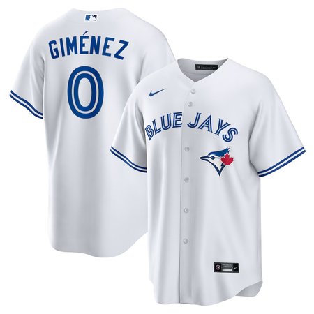 Youth Toronto Blue Jays #0 Andres Gimenez Nike White Home Replica Jersey