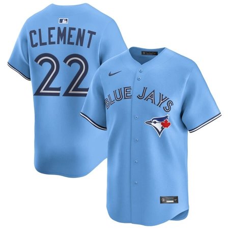 Youth Toronto Blue Jays #22 Ernie Clement Nike Blue Home Replica Jersey