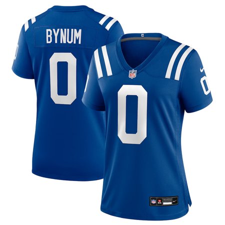 Women's Indianapolis Colts #0 Camryn Bynum Royal Team Game Jersey