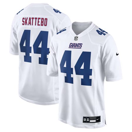Youth New York Giants #44 Cam Skattebo Nike Tundra White Fashion Game Jersey