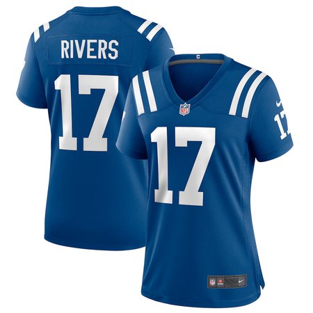 Women's Indianapolis Colts #17 Philip Rivers Nike Royal Game Jersey