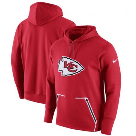 Men's Kansas City Chiefs Red Champ Drive Vapor Speed Pullover Hoodie