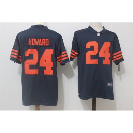Men's Chicago Bears #24 Jordan Howard Navy Blue Alternate Stitched NFL Vapor Untouchable Limited Jersey