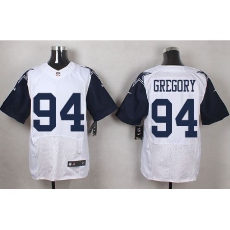 Cowboys #94 Randy Gregory White Men's Stitched NFL Elite Rush Jersey