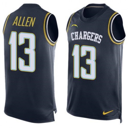 Chargers #13 Keenan Allen Navy Blue Team Color Men's Stitched NFL Limited Tank Top Jersey