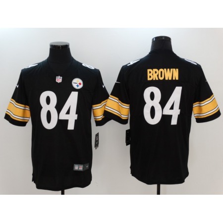 Men's Pittsburgh Steelers #84 Antonio Brown Black Vapor Untouchable Limited Stitched NFL Jersey