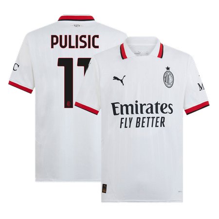 Men's PULISIC #11 AC Milan Away Replica Soccer Jersey 2024/25