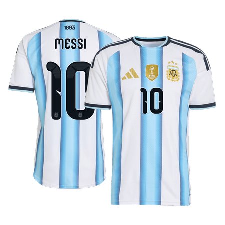 Men's MESSI #10 Argentina Home Authentic Jersey World Cup 2026