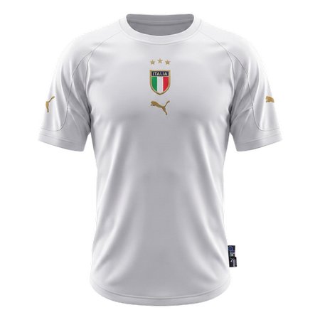 Men's Italy Away Retro Soccer Jersey 2004