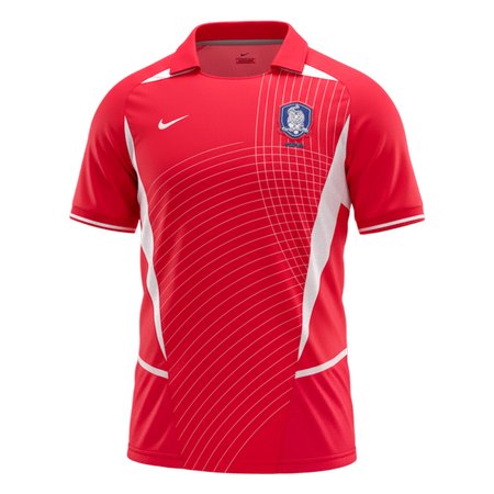 Men's South Korea Home Retro Soccer Jersey 2002