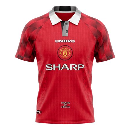 Men's Manchester United Home Retro Soccer Jersey 1996/97