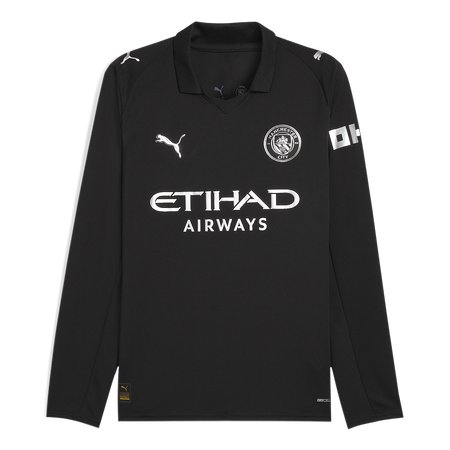 Men's Manchester City Away Long Sleeve Jersey 2025/26