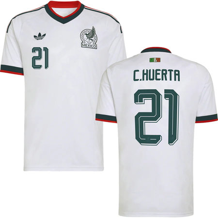 Kid's C.HUERTA #21 Mexico Away Replica Jersey World Cup 2026