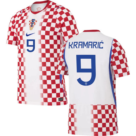 Kid's KRAMARIĆ #9 Croatia Home Replica Jersey World Cup 2026