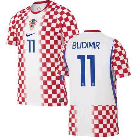 Kid's BUDIMIR #11 Croatia Home Replica Jersey World Cup 2026