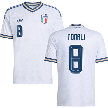 Kid's TONALI #8 Italy Away Replica Jersey World Cup 2026