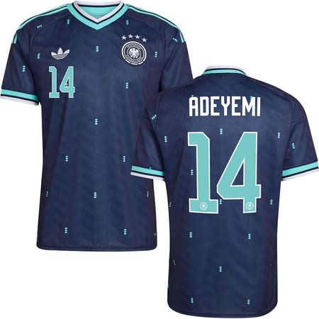 Kid's ADEYEMI #14 Germany Away Replica Jersey World Cup 2026