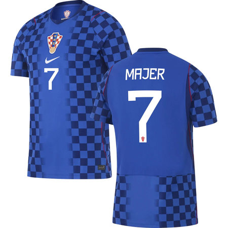 Kid's MAJER #7 Croatia Away Replica Jersey World Cup 2026