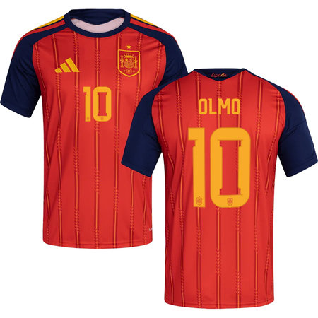 Kid's OLMO #10 Spain Home Replica Jersey World Cup 2026