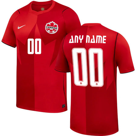 Kid's Canada Home Replica Custom Jersey World Cup 2026