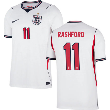 Kid's RASHFORD #11 England Home Replica Jersey World Cup 2026