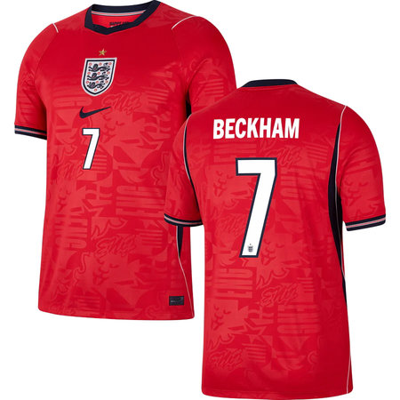 Kid's BECKHAM #7 England Away Replica Jersey World Cup 2026