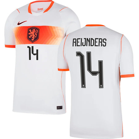 Kid's REIJNDERS #14 Netherlands Away Replica Jersey World Cup 2026