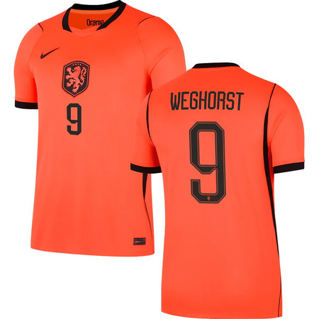 Kid's WEGHORST #9 Netherlands Home Replica Jersey World Cup 2026