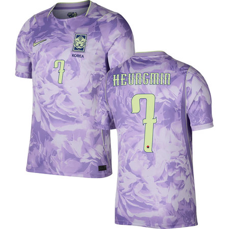 Kid's HEUNGMIN #7 South Korea Away Replica Jersey World Cup 2026