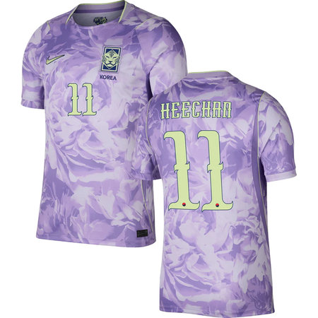 Kid's HEECHAN #11 South Korea Away Replica Jersey World Cup 2026