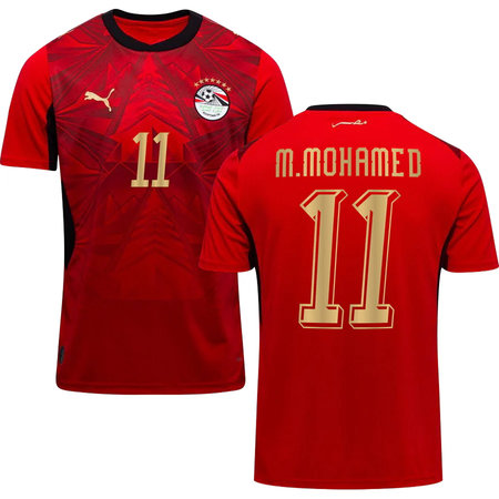Kid's M.MOHAMED #11 Egypt Home Replica Jersey World Cup 2026