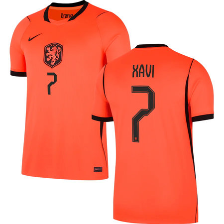 Kid's XAVI #7 Netherlands Home Replica Jersey World Cup 2026