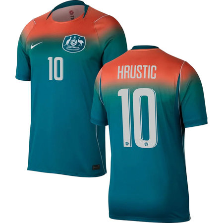 Kid's HRUSTIC #10 Australia Away Replica Jersey World Cup 2026